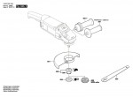 Bosch 3 603 C59 V05 Pws 20-230 J Angle Grinder 230 V / Eu Spare Parts